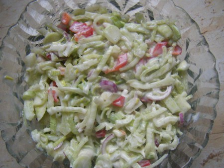 Édeskömény saláta